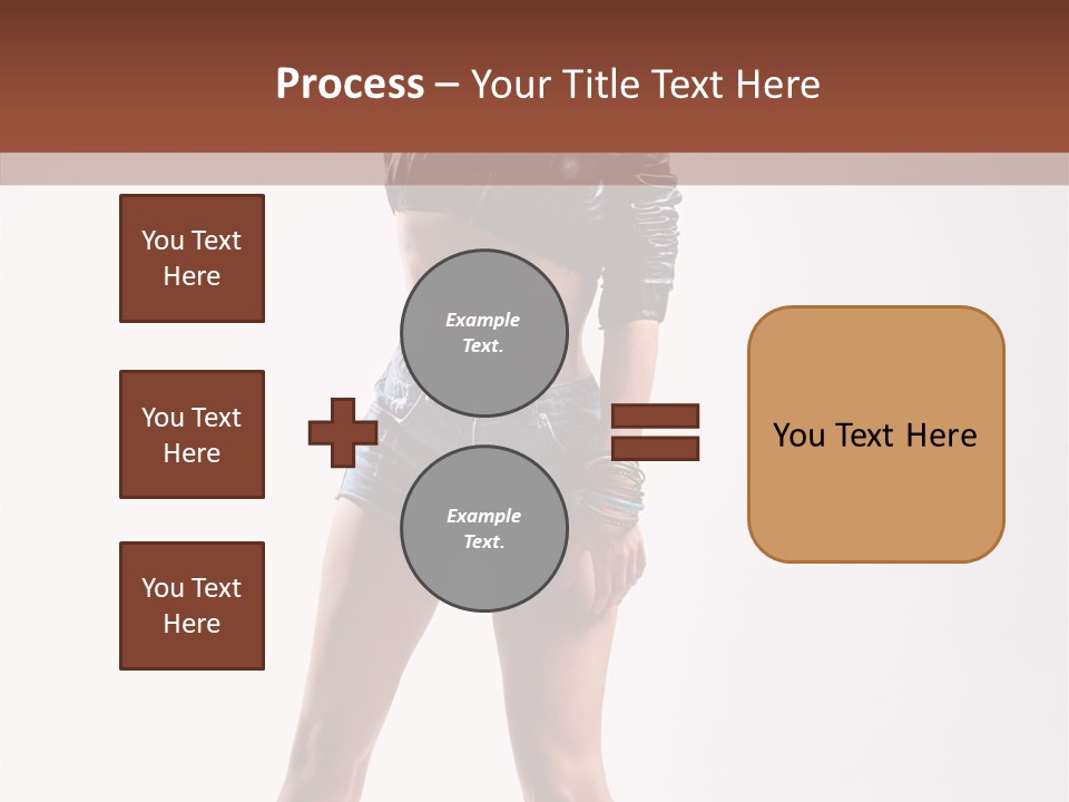 Woman Pretty Figure PowerPoint Template