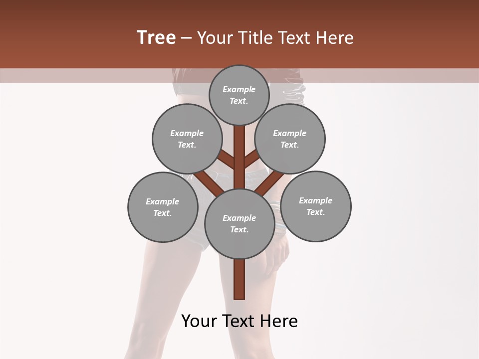 Woman Pretty Figure PowerPoint Template