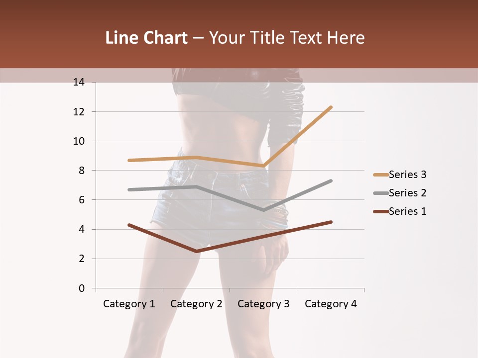 Woman Pretty Figure PowerPoint Template