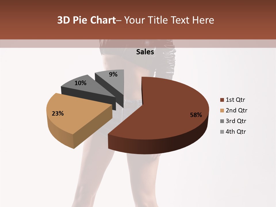 Woman Pretty Figure PowerPoint Template