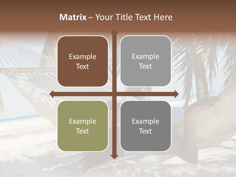 Tan Tropical Sea PowerPoint Template