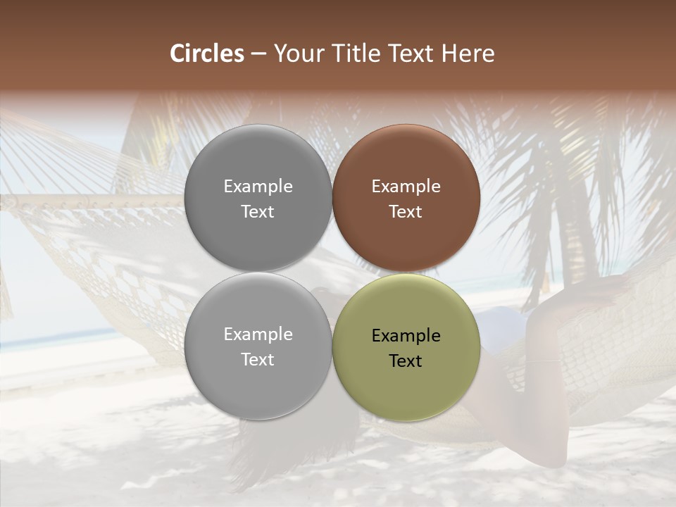 Tan Tropical Sea PowerPoint Template