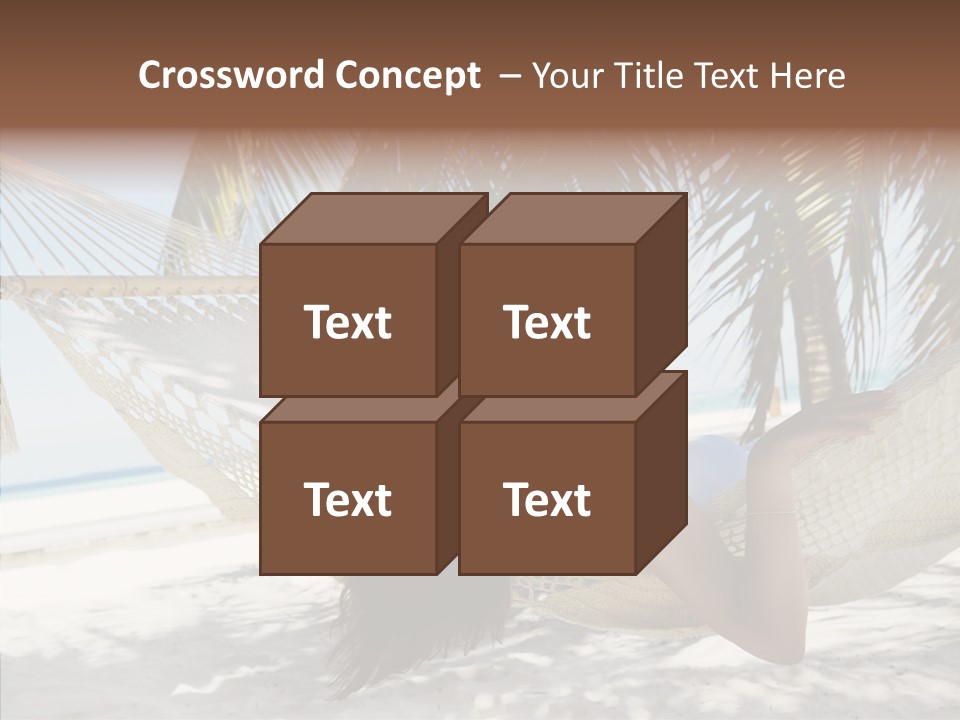 Tan Tropical Sea PowerPoint Template