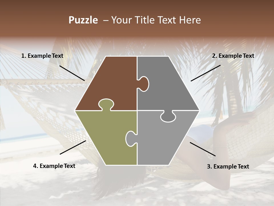 Tan Tropical Sea PowerPoint Template