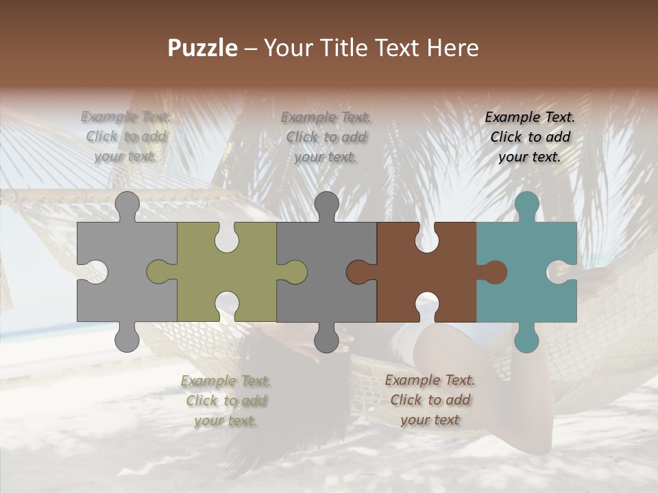 Tan Tropical Sea PowerPoint Template