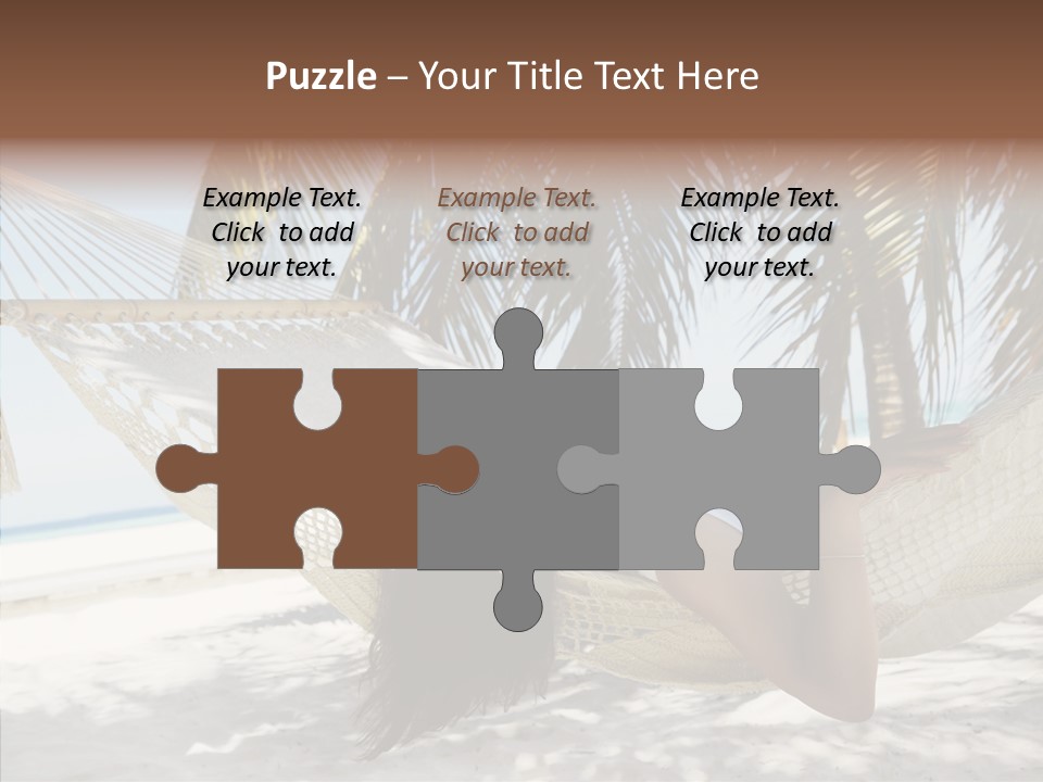 Tan Tropical Sea PowerPoint Template