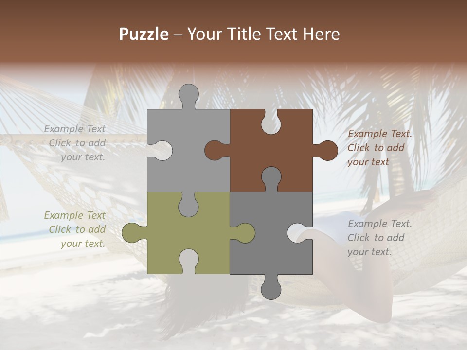 Tan Tropical Sea PowerPoint Template