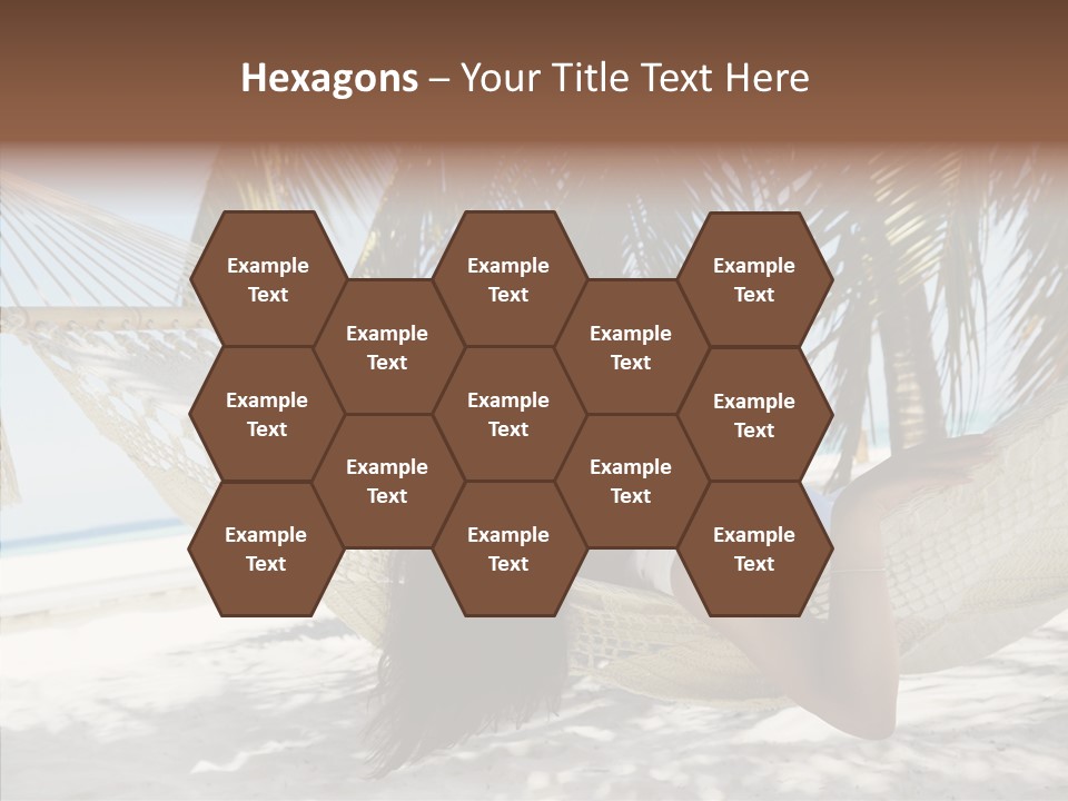 Tan Tropical Sea PowerPoint Template