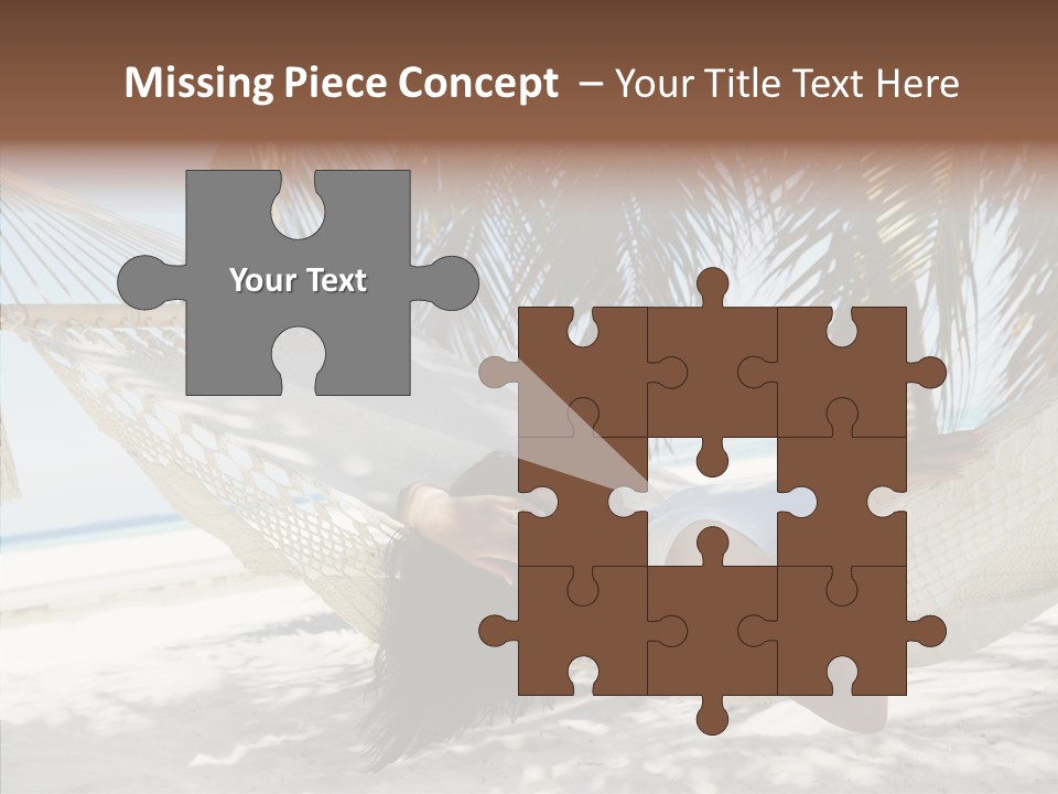 Tan Tropical Sea PowerPoint Template