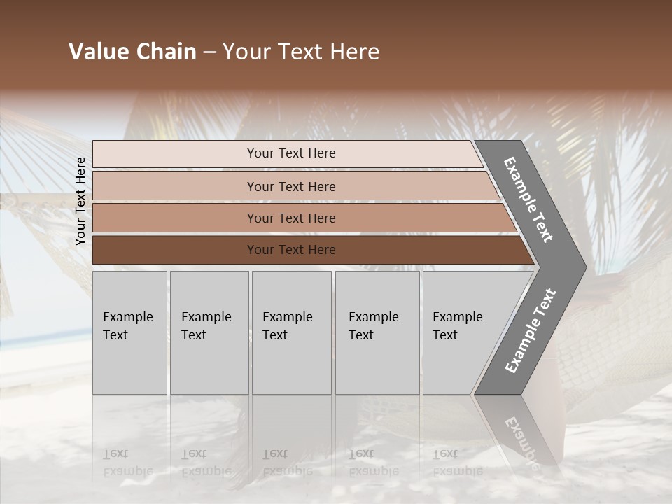 Tan Tropical Sea PowerPoint Template