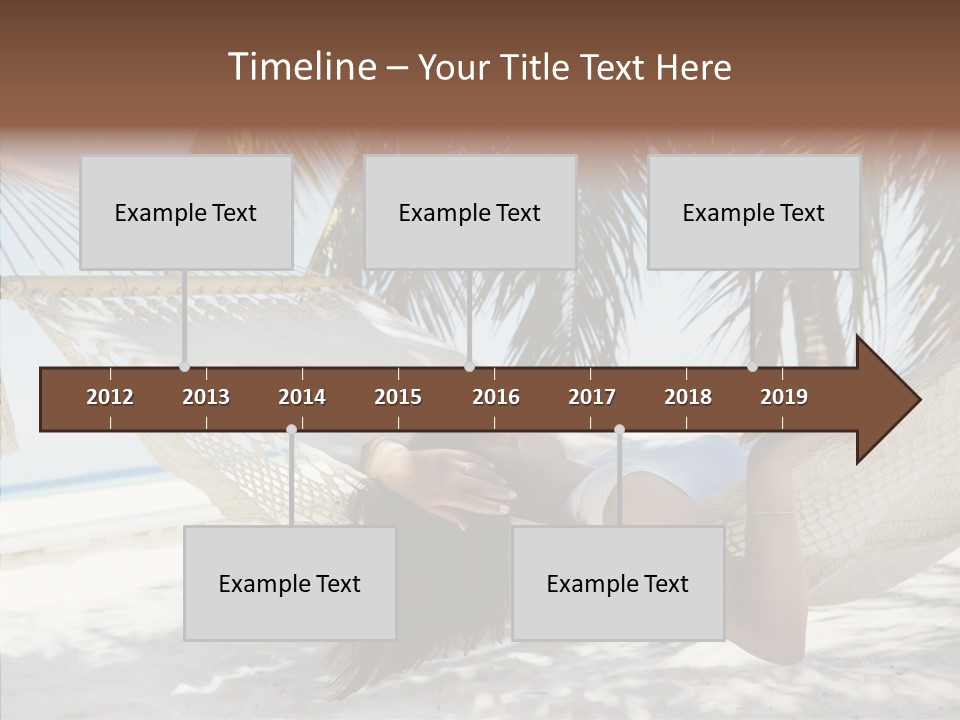 Tan Tropical Sea PowerPoint Template