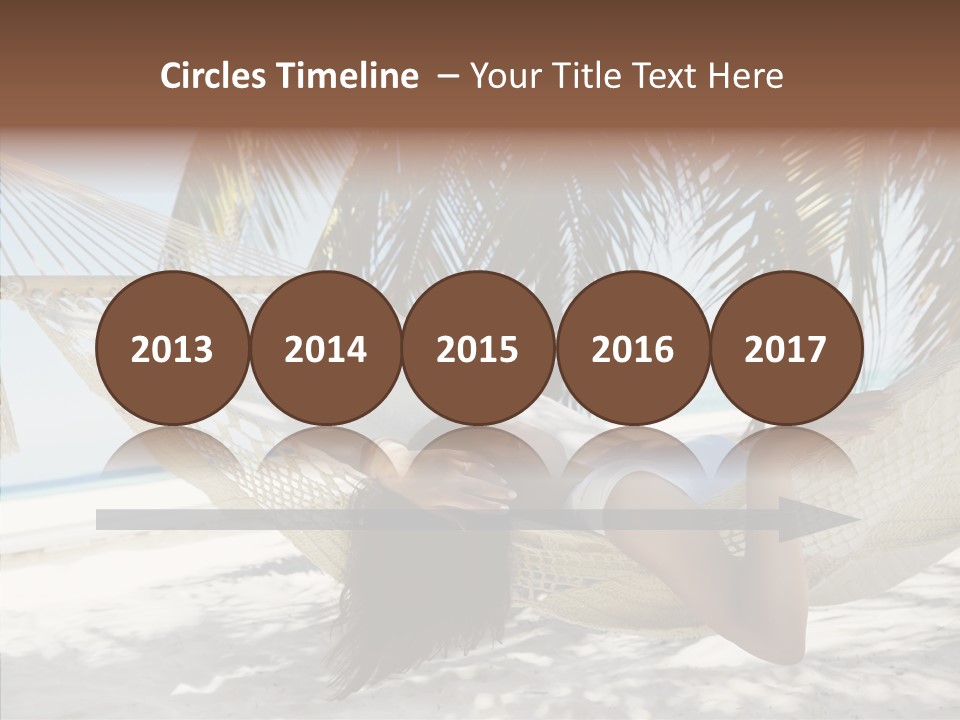 Tan Tropical Sea PowerPoint Template