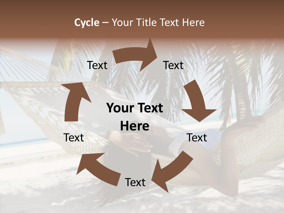 Tan Tropical Sea PowerPoint Template