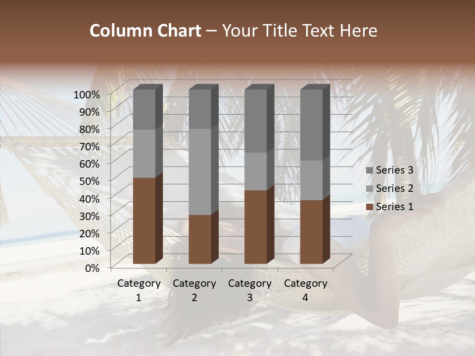 Tan Tropical Sea PowerPoint Template