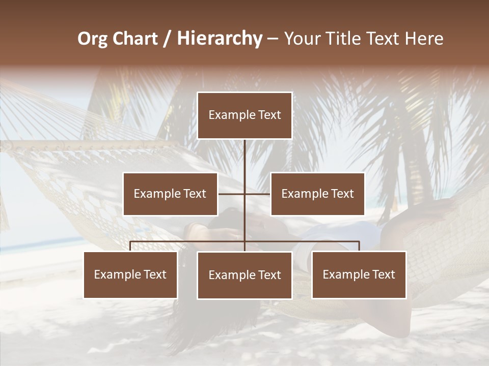 Tan Tropical Sea PowerPoint Template