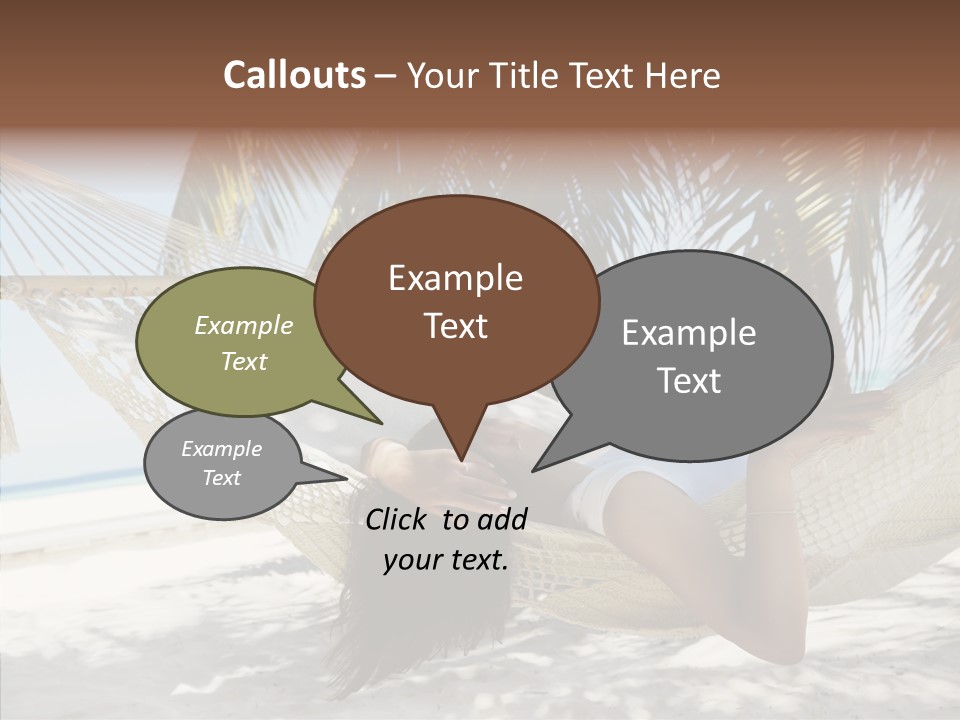 Tan Tropical Sea PowerPoint Template