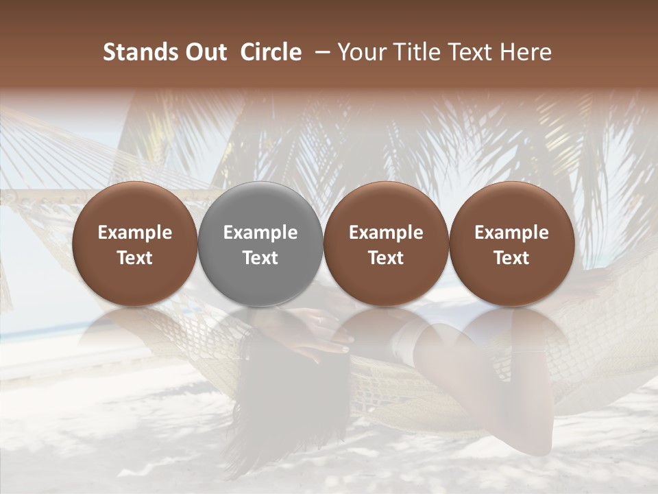 Tan Tropical Sea PowerPoint Template