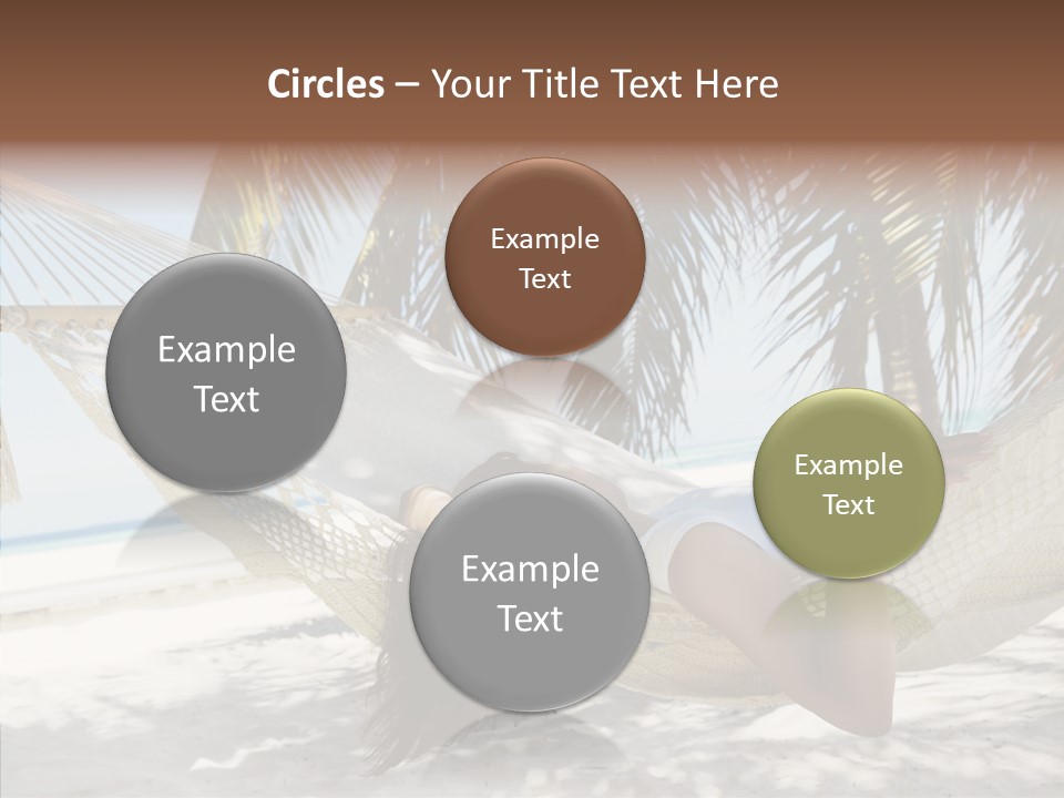 Tan Tropical Sea PowerPoint Template