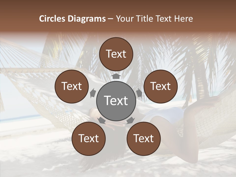 Tan Tropical Sea PowerPoint Template