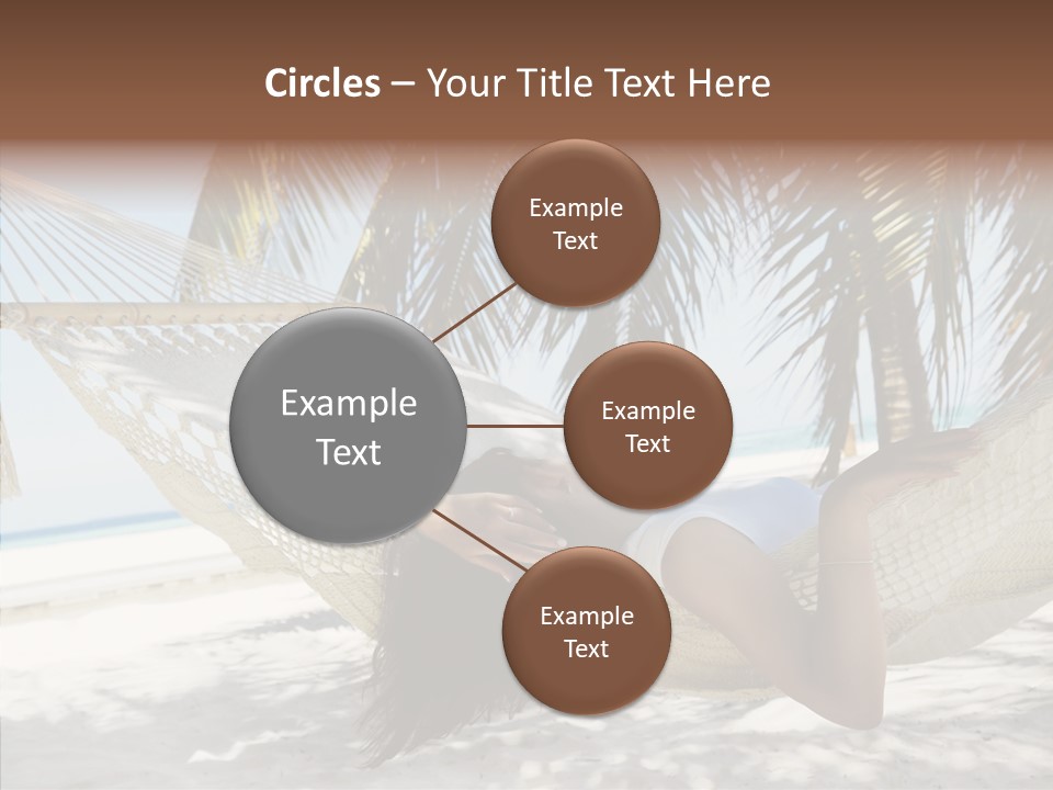 Tan Tropical Sea PowerPoint Template