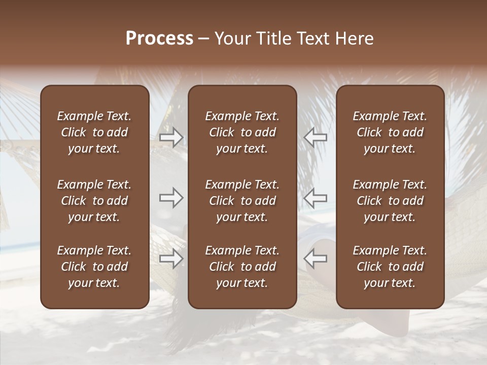 Tan Tropical Sea PowerPoint Template