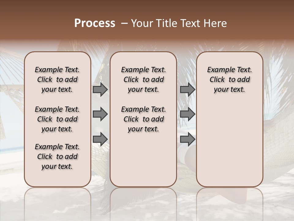 Tan Tropical Sea PowerPoint Template
