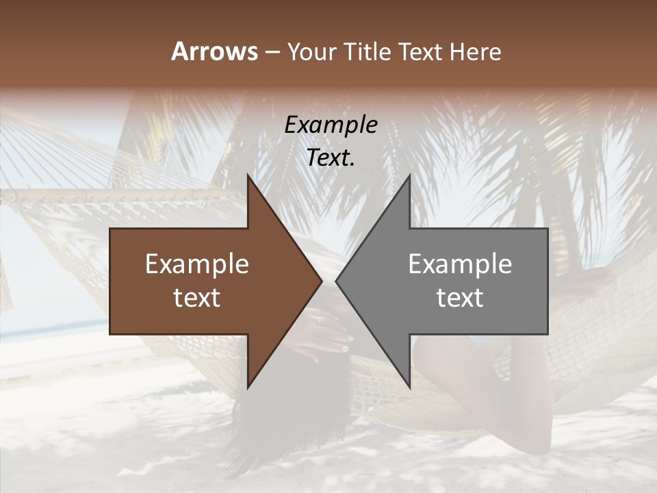 Tan Tropical Sea PowerPoint Template