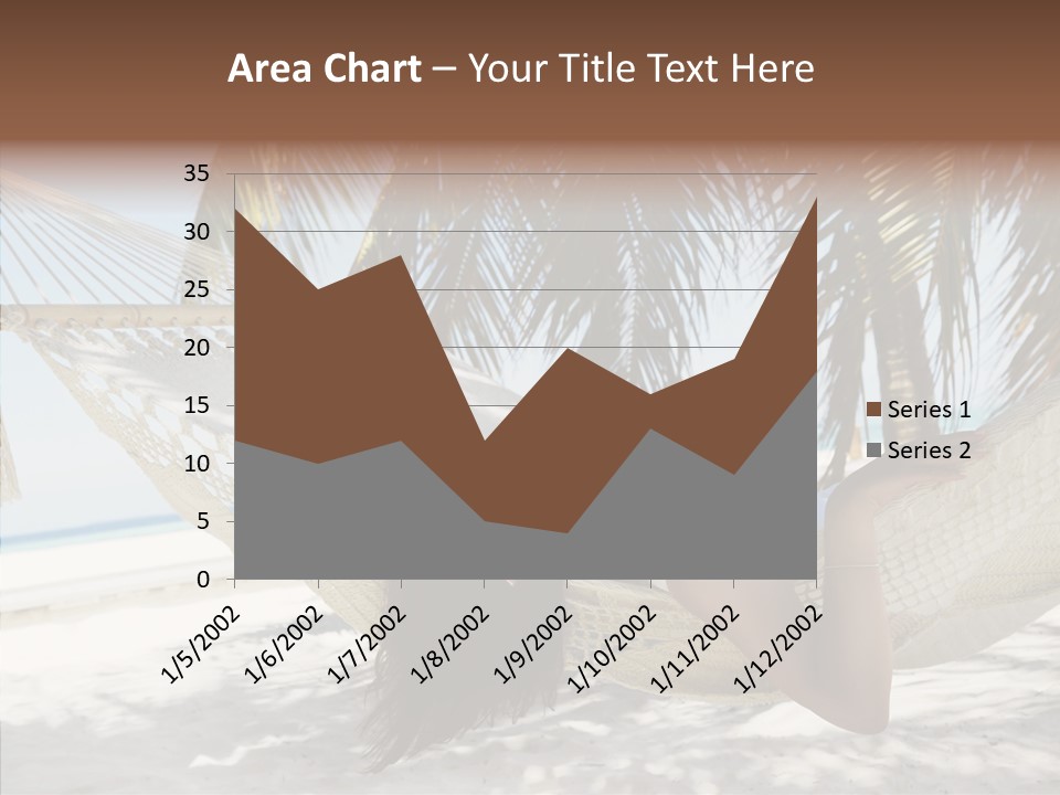 Tan Tropical Sea PowerPoint Template