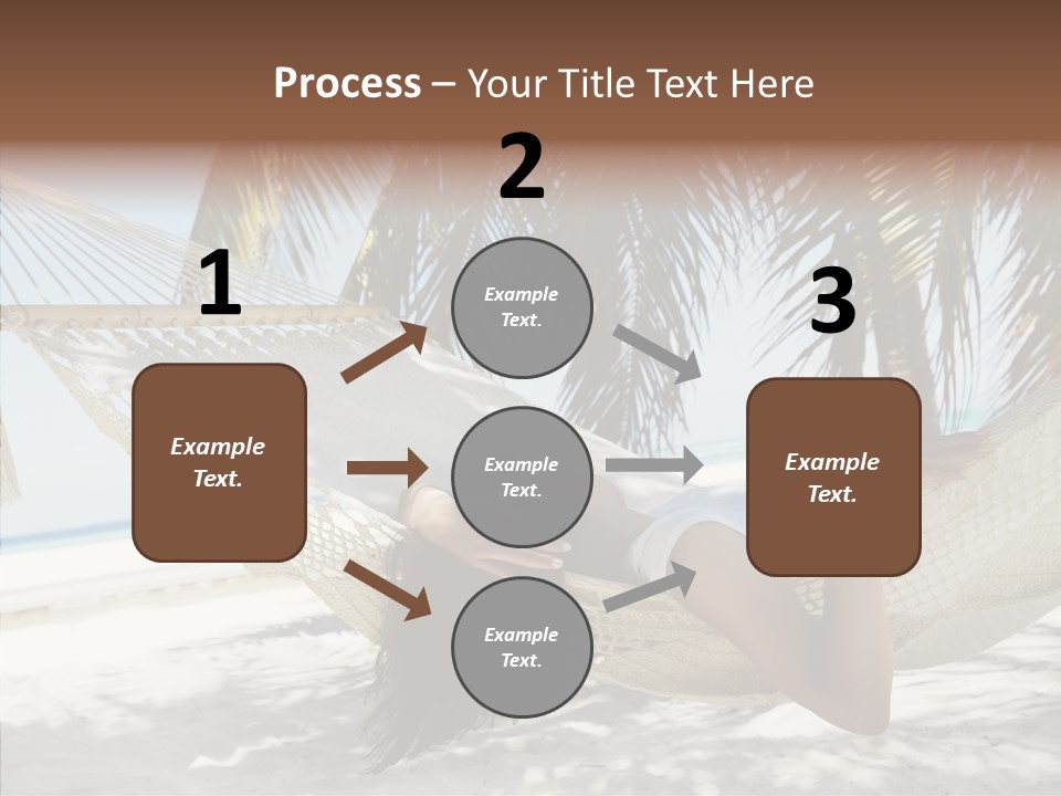 Tan Tropical Sea PowerPoint Template