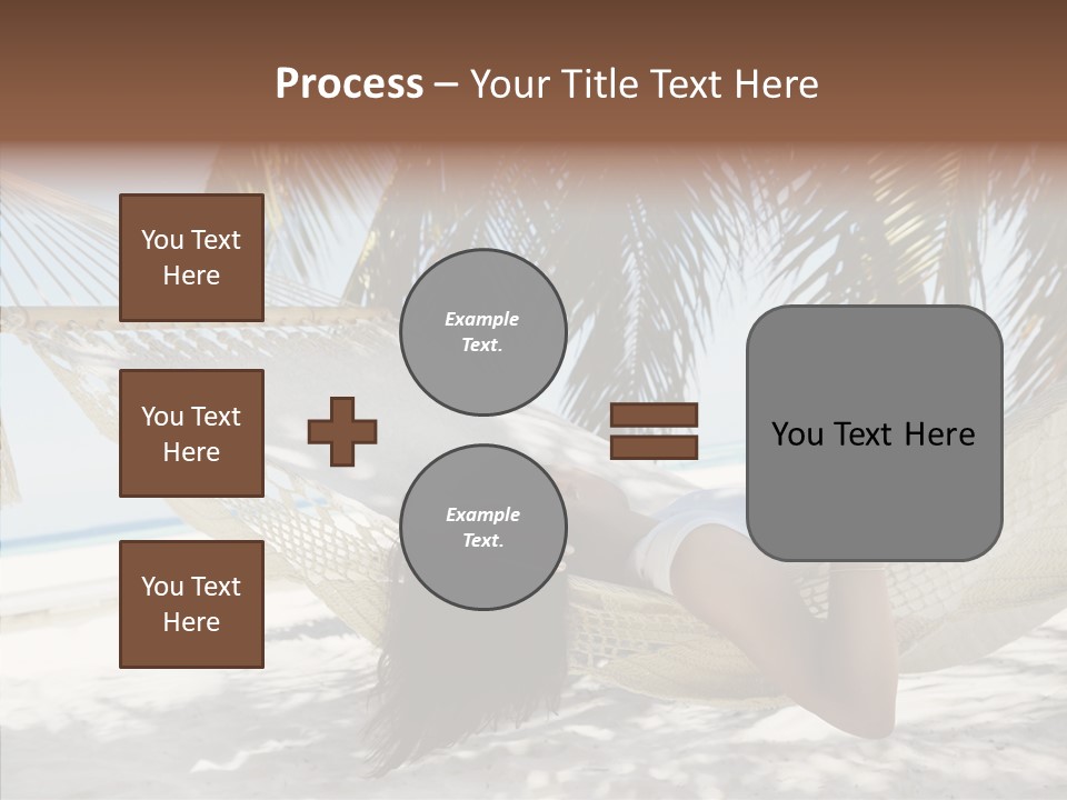 Tan Tropical Sea PowerPoint Template