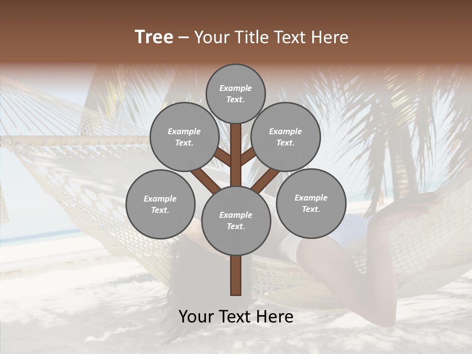 Tan Tropical Sea PowerPoint Template