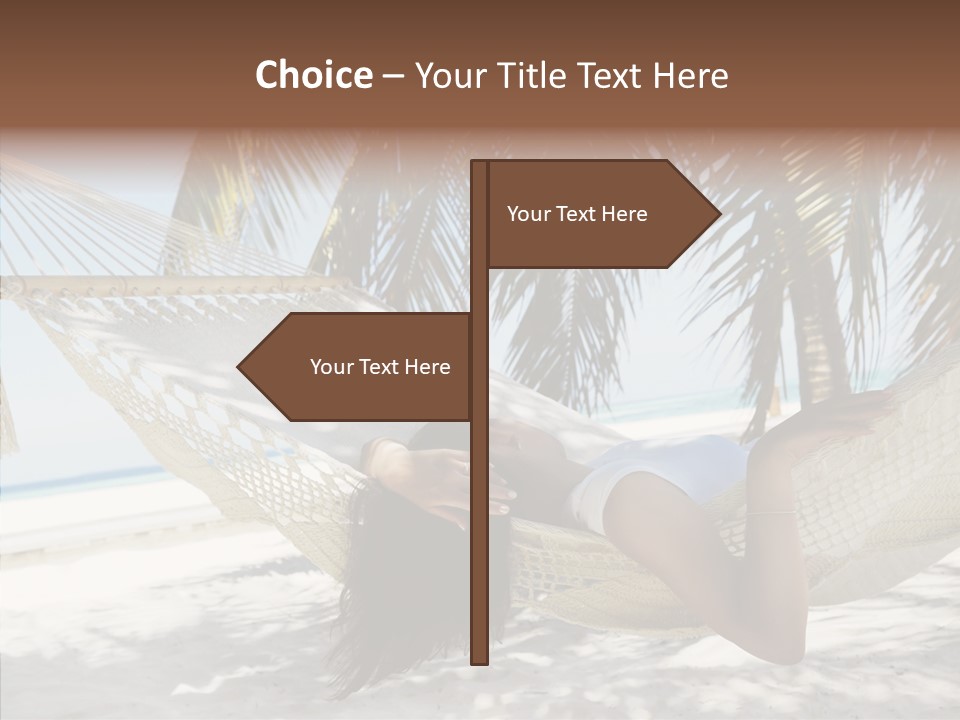 Tan Tropical Sea PowerPoint Template