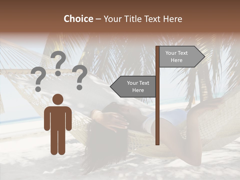 Tan Tropical Sea PowerPoint Template