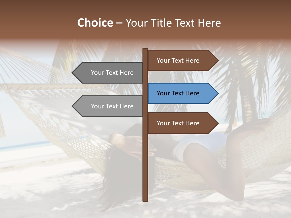 Tan Tropical Sea PowerPoint Template