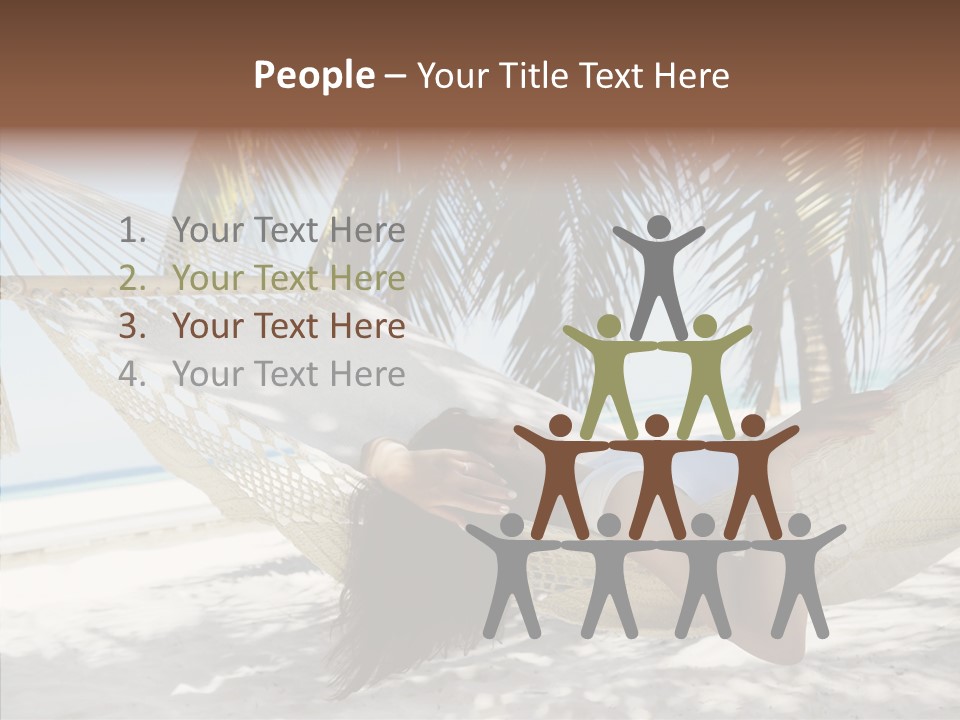 Tan Tropical Sea PowerPoint Template
