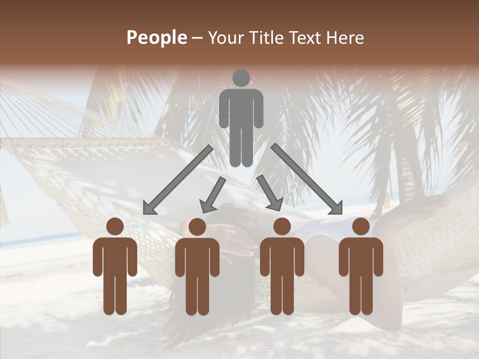 Tan Tropical Sea PowerPoint Template