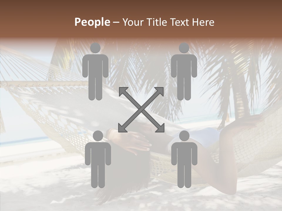 Tan Tropical Sea PowerPoint Template