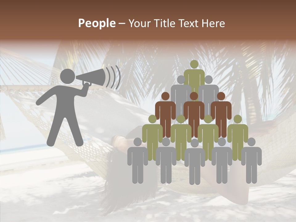 Tan Tropical Sea PowerPoint Template