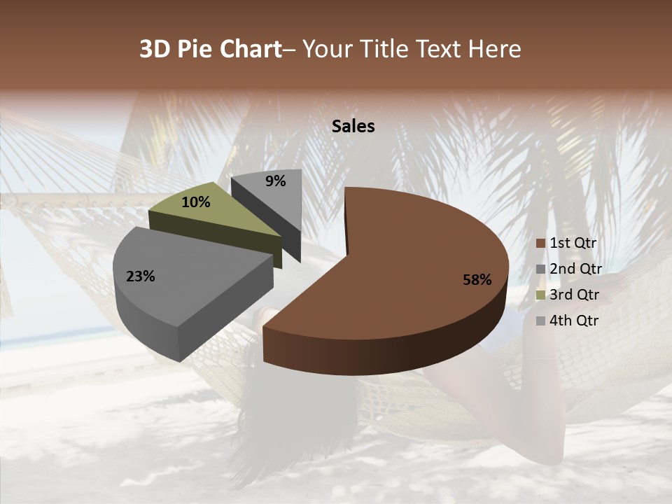 Tan Tropical Sea PowerPoint Template