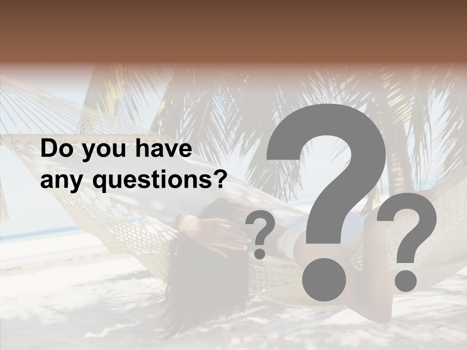 Tan Tropical Sea PowerPoint Template