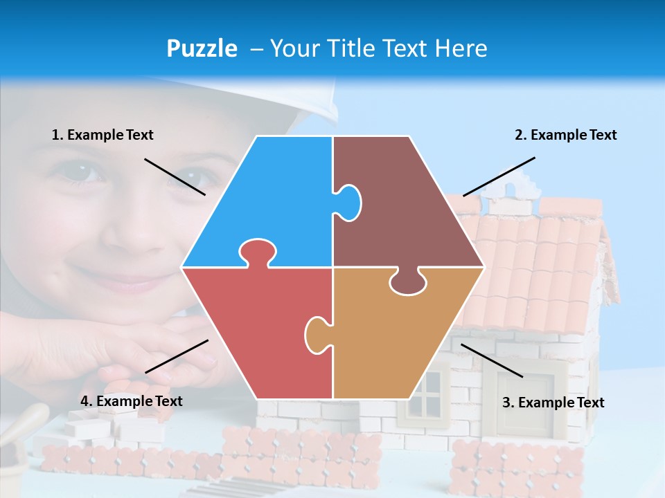 Human Exterior Building PowerPoint Template