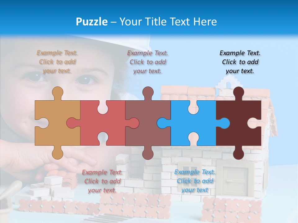 Human Exterior Building PowerPoint Template