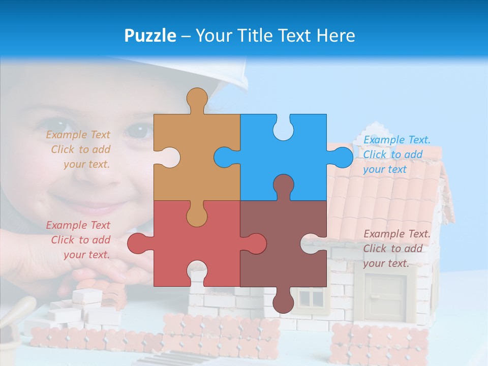 Human Exterior Building PowerPoint Template