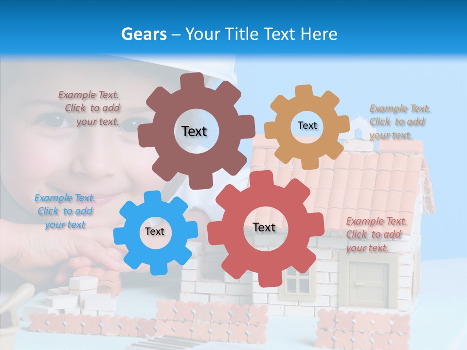 Human Exterior Building PowerPoint Template