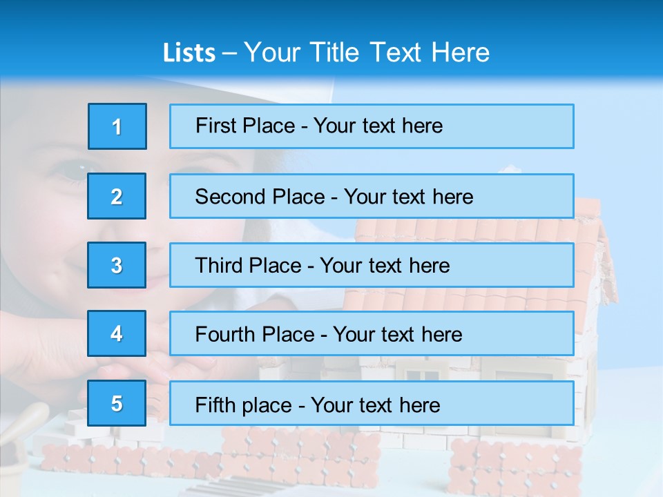 Human Exterior Building PowerPoint Template