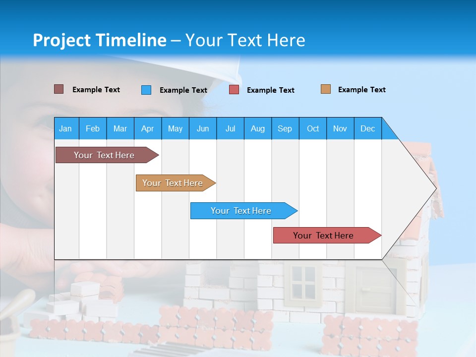 Human Exterior Building PowerPoint Template