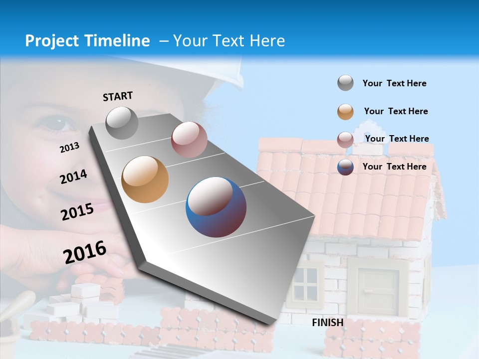 Human Exterior Building PowerPoint Template