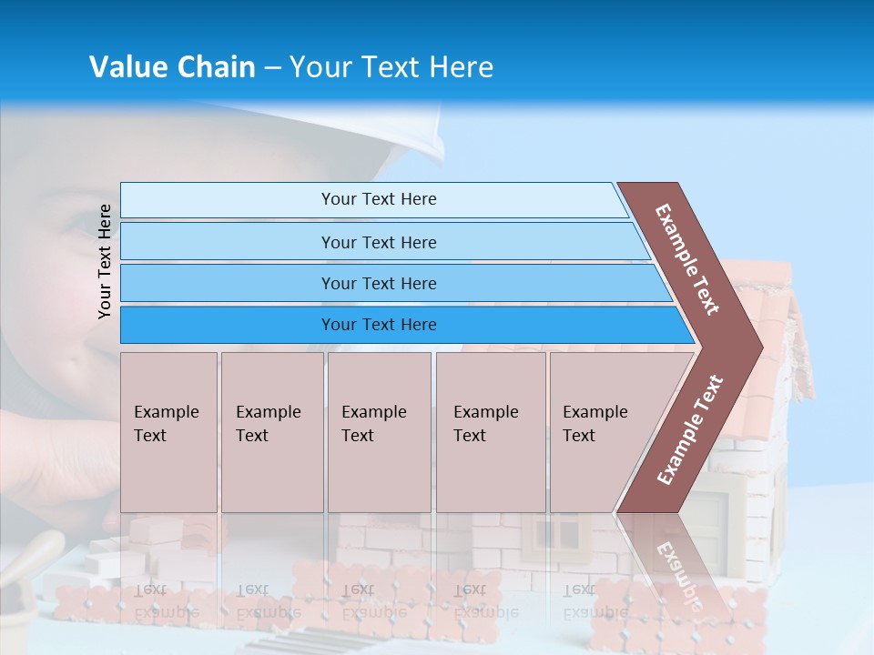 Human Exterior Building PowerPoint Template