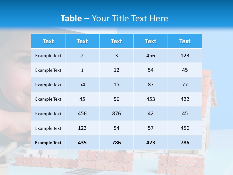 Human Exterior Building PowerPoint Template