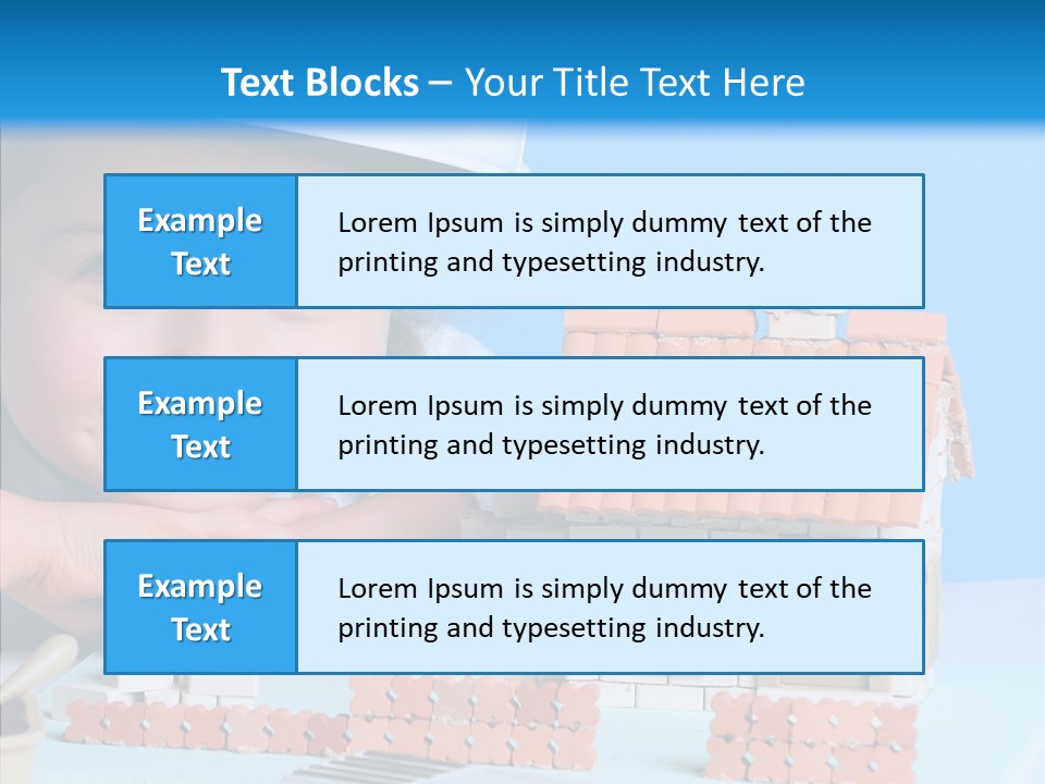 Human Exterior Building PowerPoint Template